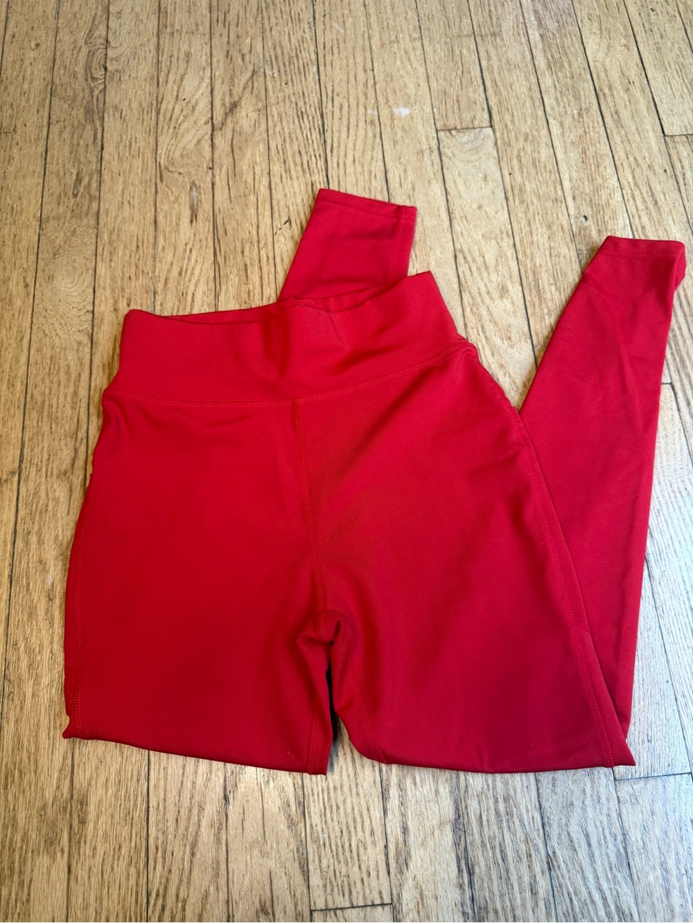 Red Active Leggings